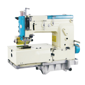 flat bed attaching industrial interlock sewing machine 3 needle 7Thread Trouse Inner Seaming Interlock Industrial Sewing Machine